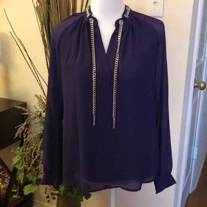 NWT Michael Kors long-sleeves XS blouse